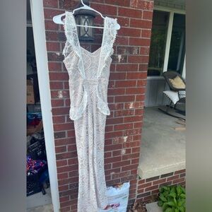 Beautiful lace pant romper